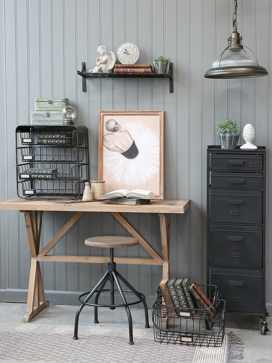 Chic Antique Französischer Tisch Recycling Holz online kaufen bei SKANDEKO (Ansicht 2)