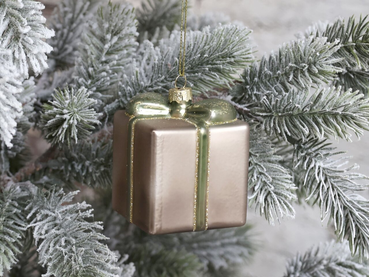 Chic Antique Geschenk mit Glitzer zum Aufhängen online kaufen bei SKANDEKO (Ansicht 2)