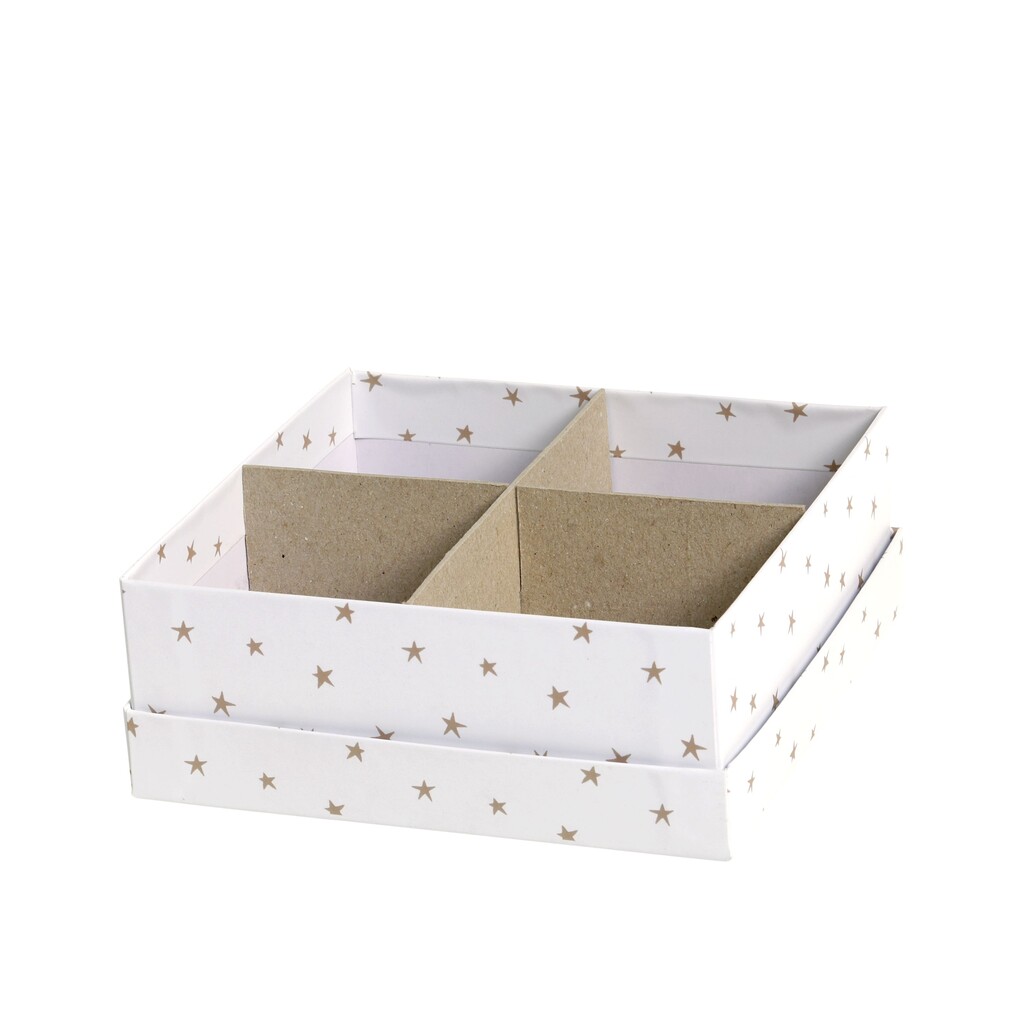 Geschenkbox 3er-Set mit Sternen