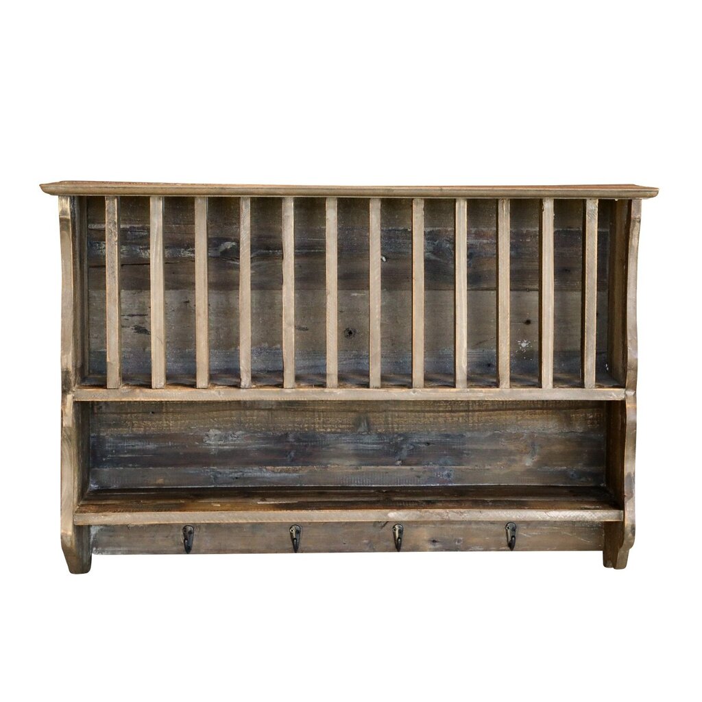 Chic Antique Geschirrregal Haken in Recyclingholz online kaufen bei SKANDEKO