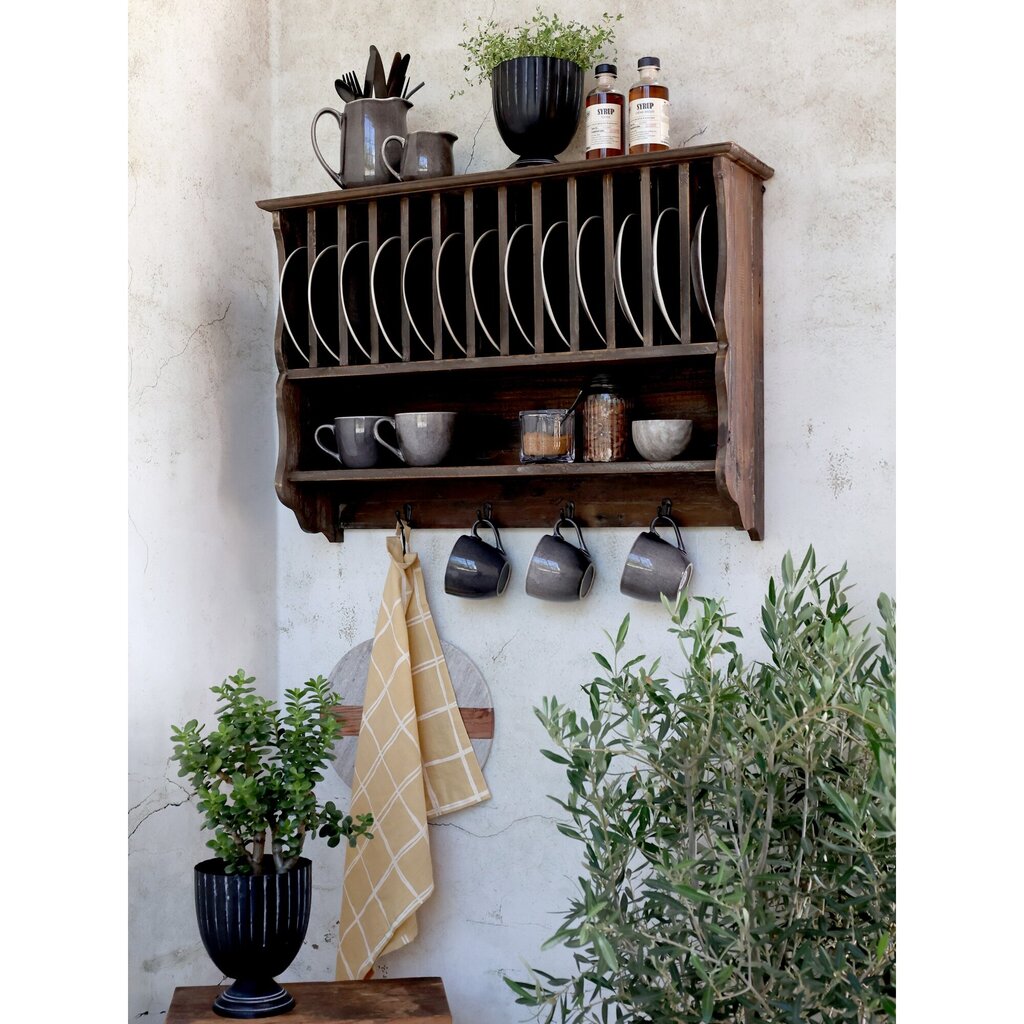 Chic Antique Geschirrregal Haken in Recyclingholz online kaufen bei SKANDEKO (Ansicht 2)