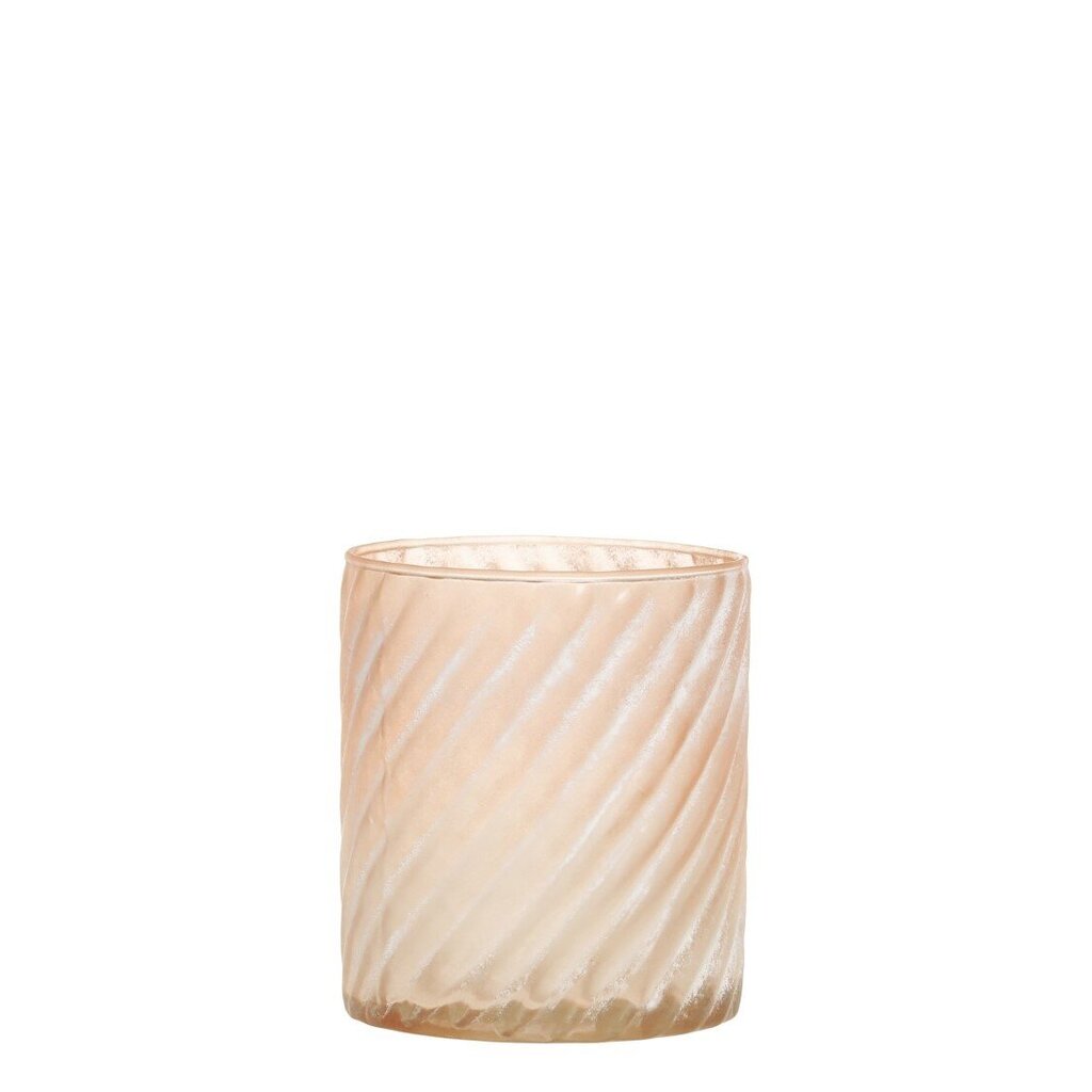 Glas Teelichthalter mit Muster