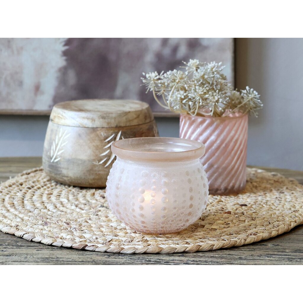 Chic Antique Glas Teelichthalter mit Muster online kaufen bei SKANDEKO (Ansicht 2)