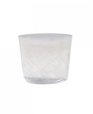 Chic Antique Glas Teelichthalter mit Schliff online kaufen bei SKANDEKO
