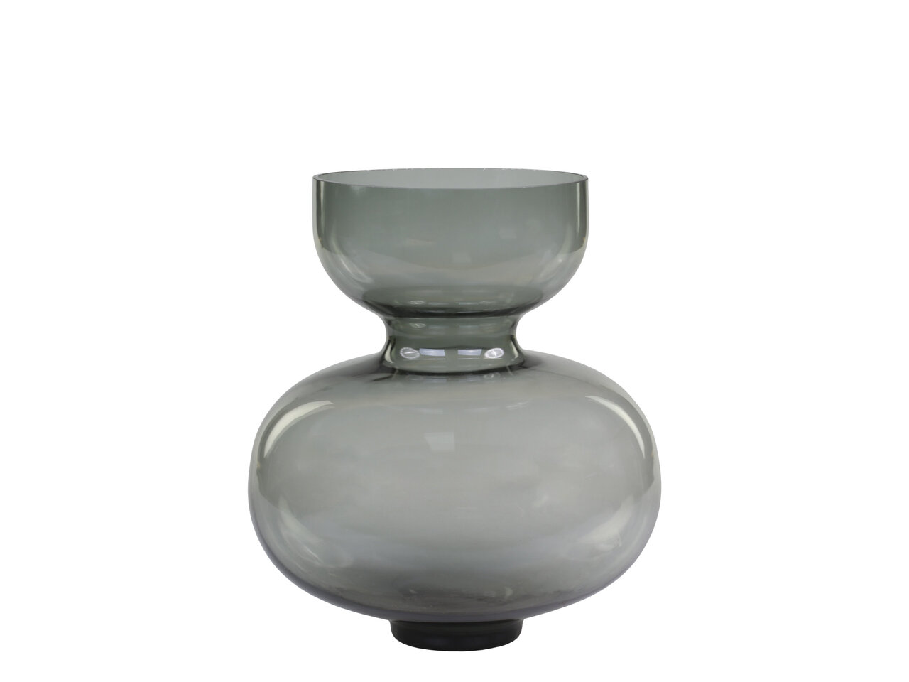 Chic Antique Glasvase gewölbt online kaufen bei SKANDEKO
