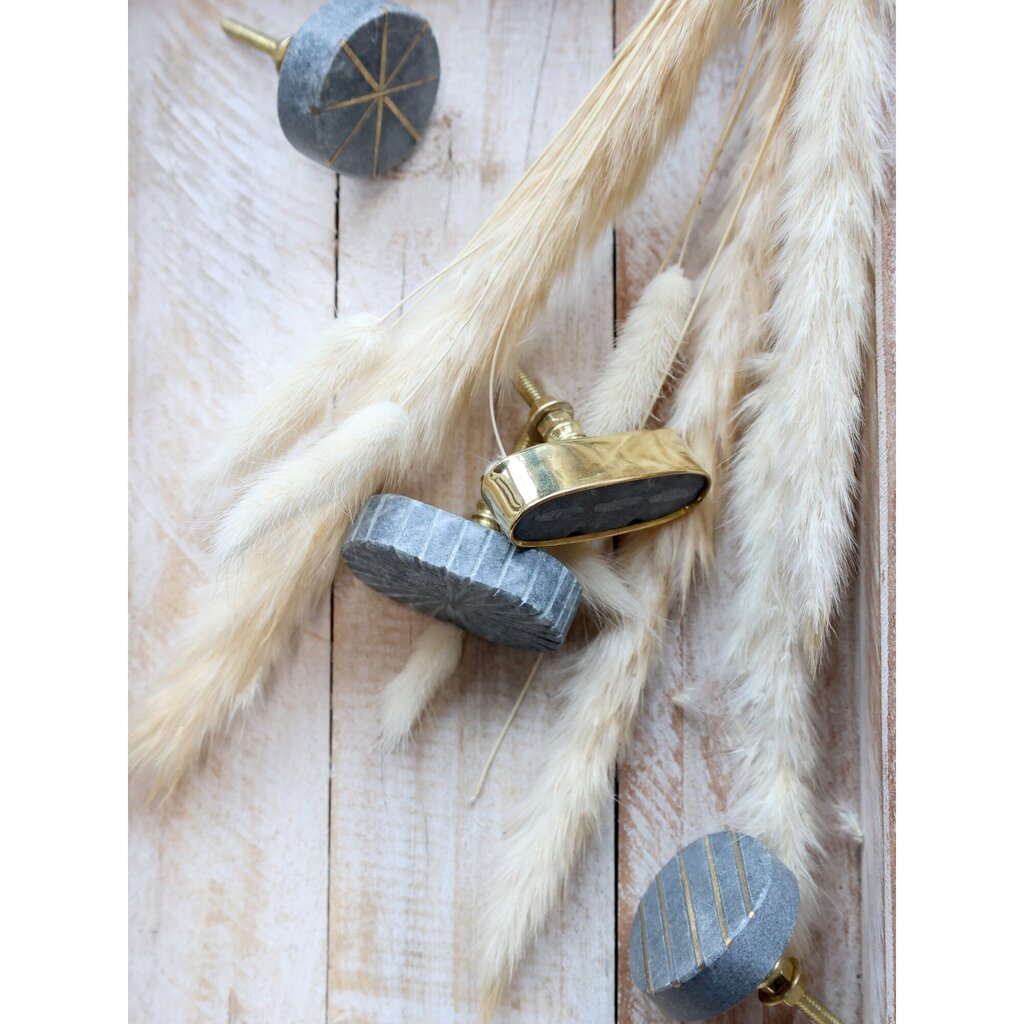 Chic Antique Griff aus Marmor mit Rillen online kaufen bei SKANDEKO (Ansicht 2)