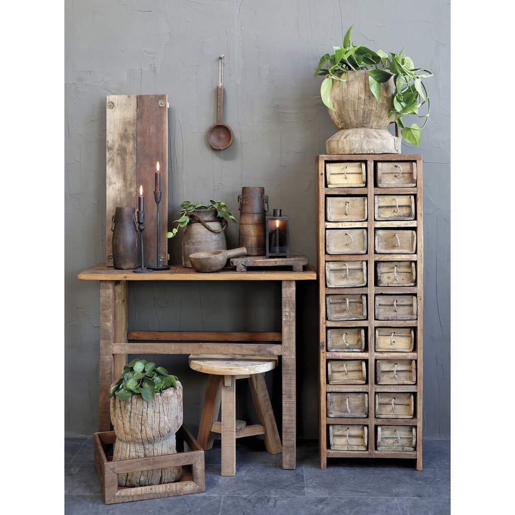 Chic Antique Grimaud Holzvase für Dekozwecke online kaufen bei SKANDEKO (Ansicht 2)