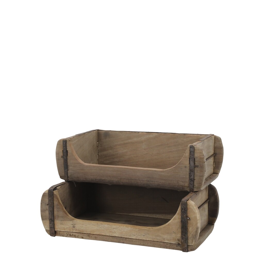 Chic Antique Grimaud Kasten, 2 Ebenen Ziegelform online kaufen bei SKANDEKO
