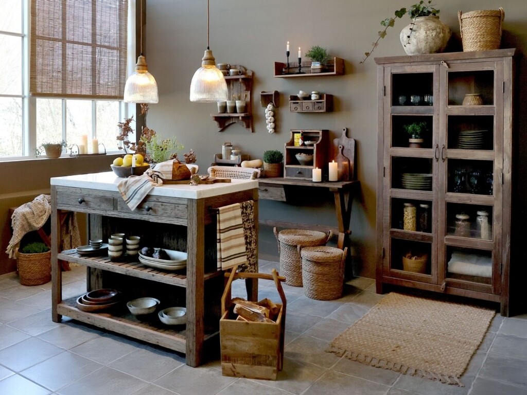 Chic Antique Grimaud Kasten mit Henkel – Rustikale Holzkiste aus Altholz online kaufen bei SKANDEKO (Ansicht 2)