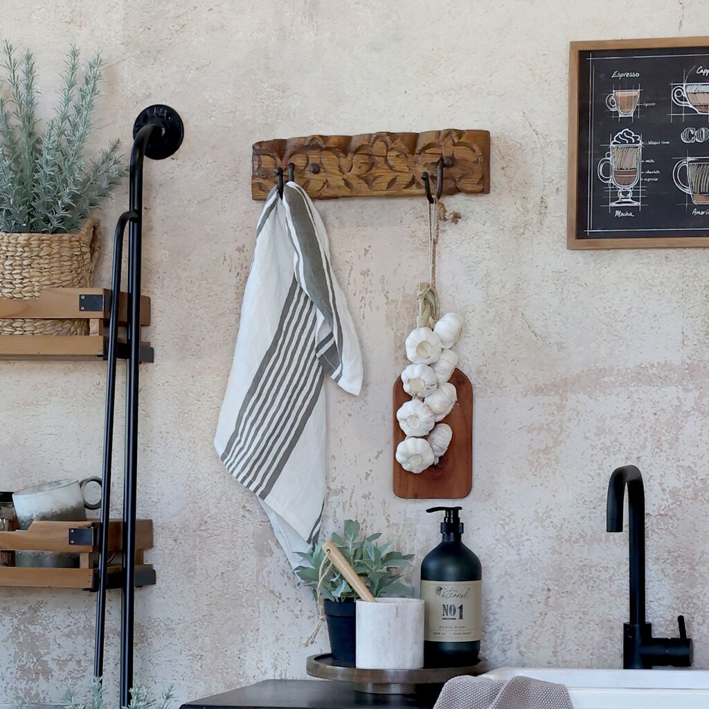 Chic Antique Grimaud Kleiderhakenbrett mit 2 Haken online kaufen bei SKANDEKO (Ansicht 2)