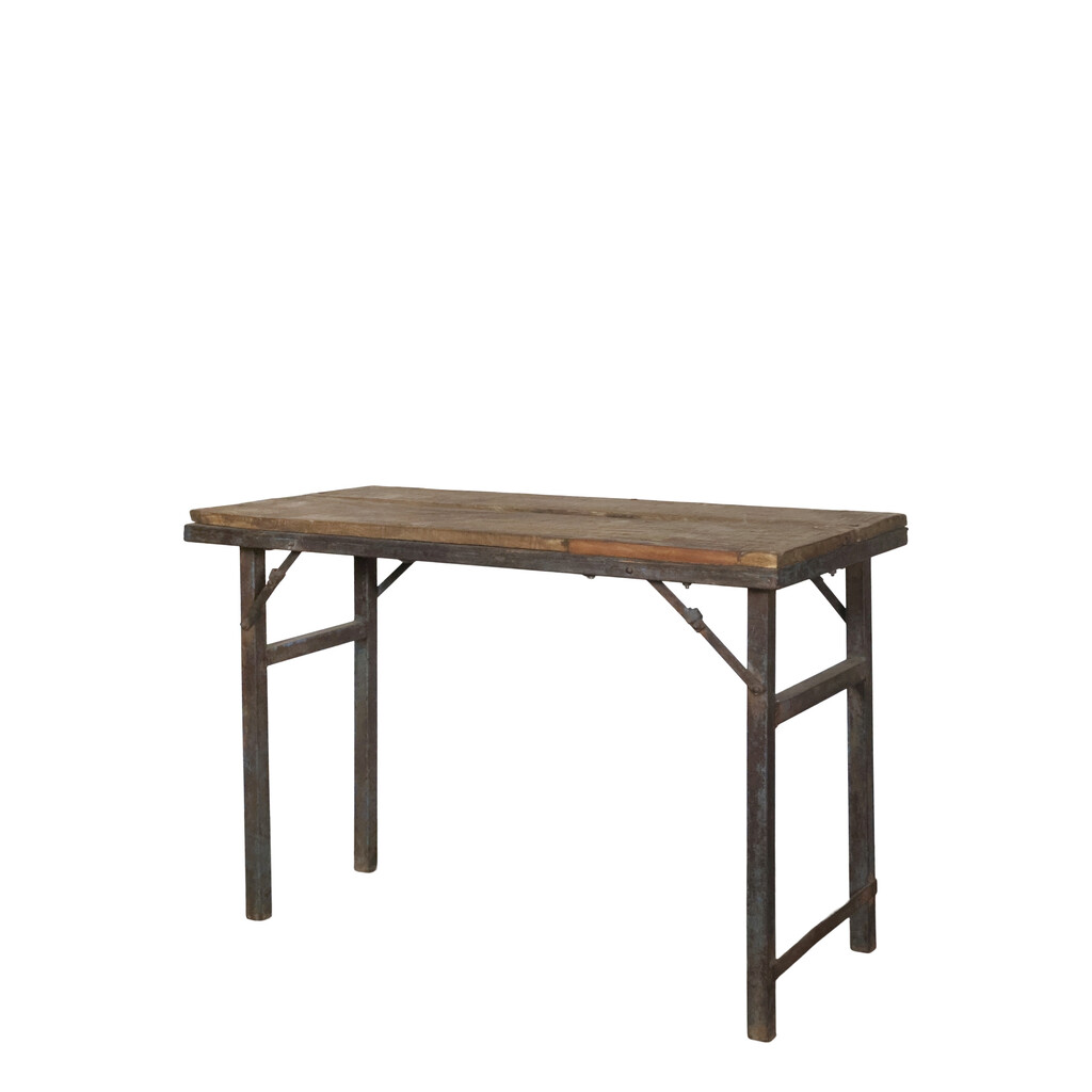 Chic Antique Grimaud Tisch aus Recyclingholz mit Eisenring online kaufen bei SKANDEKO