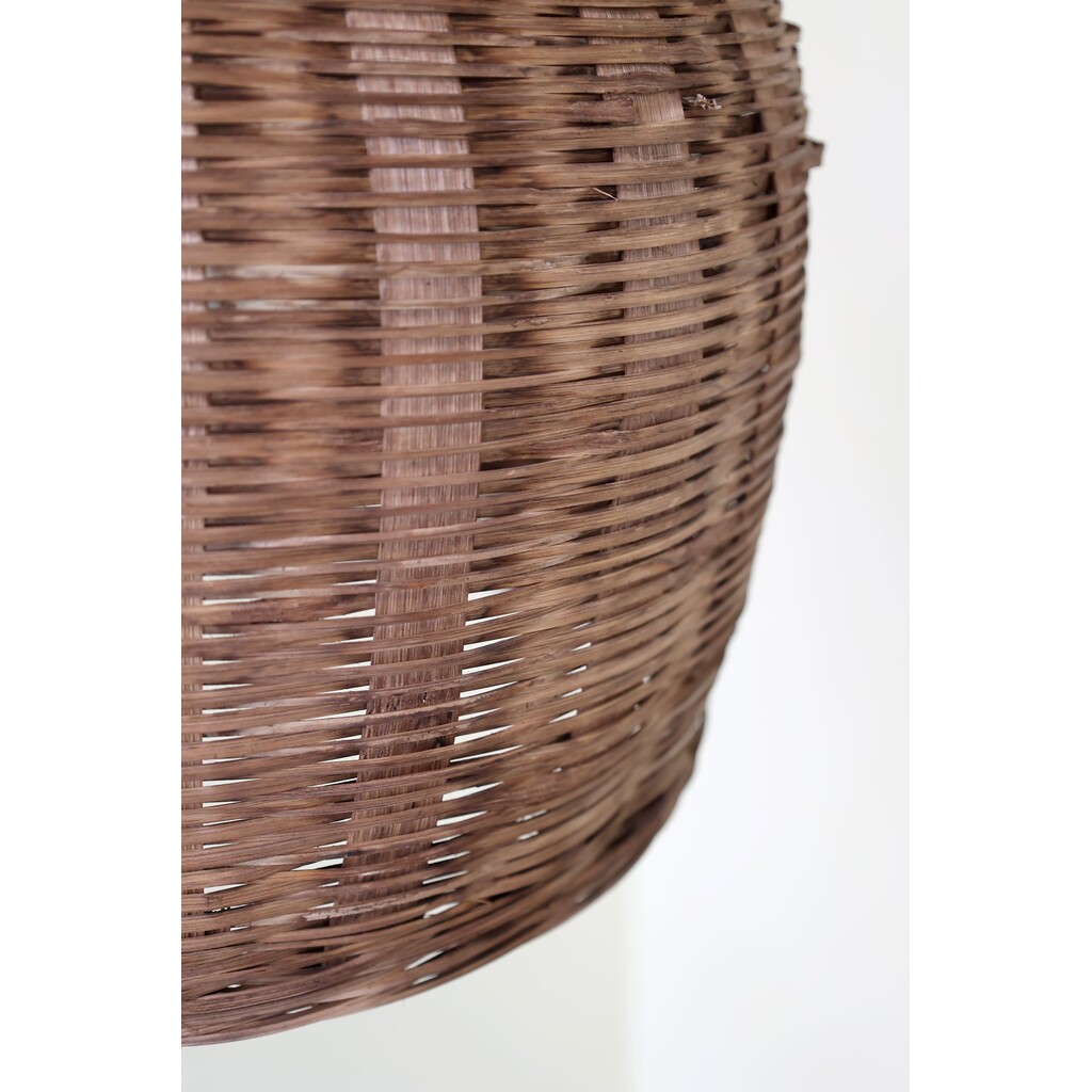 Chic Antique Rattan Hängelampe Ø 34 cm