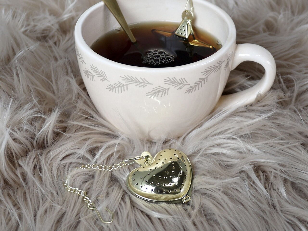 Chic Antique Herz Teesieb mit Haken online kaufen bei SKANDEKO (Ansicht 2)