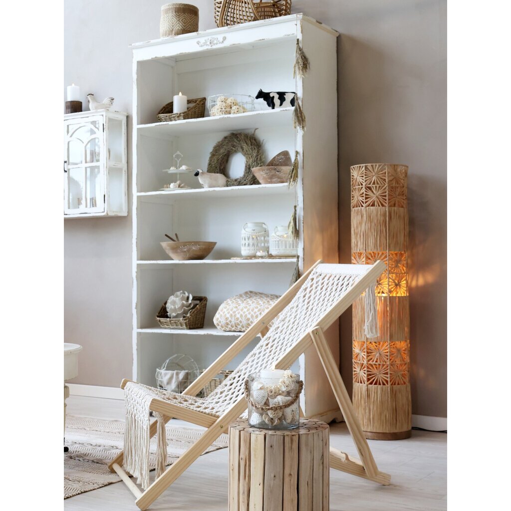 Chic Antique Hocker aus Eukalyptusholz online kaufen bei SKANDEKO (Ansicht 2)