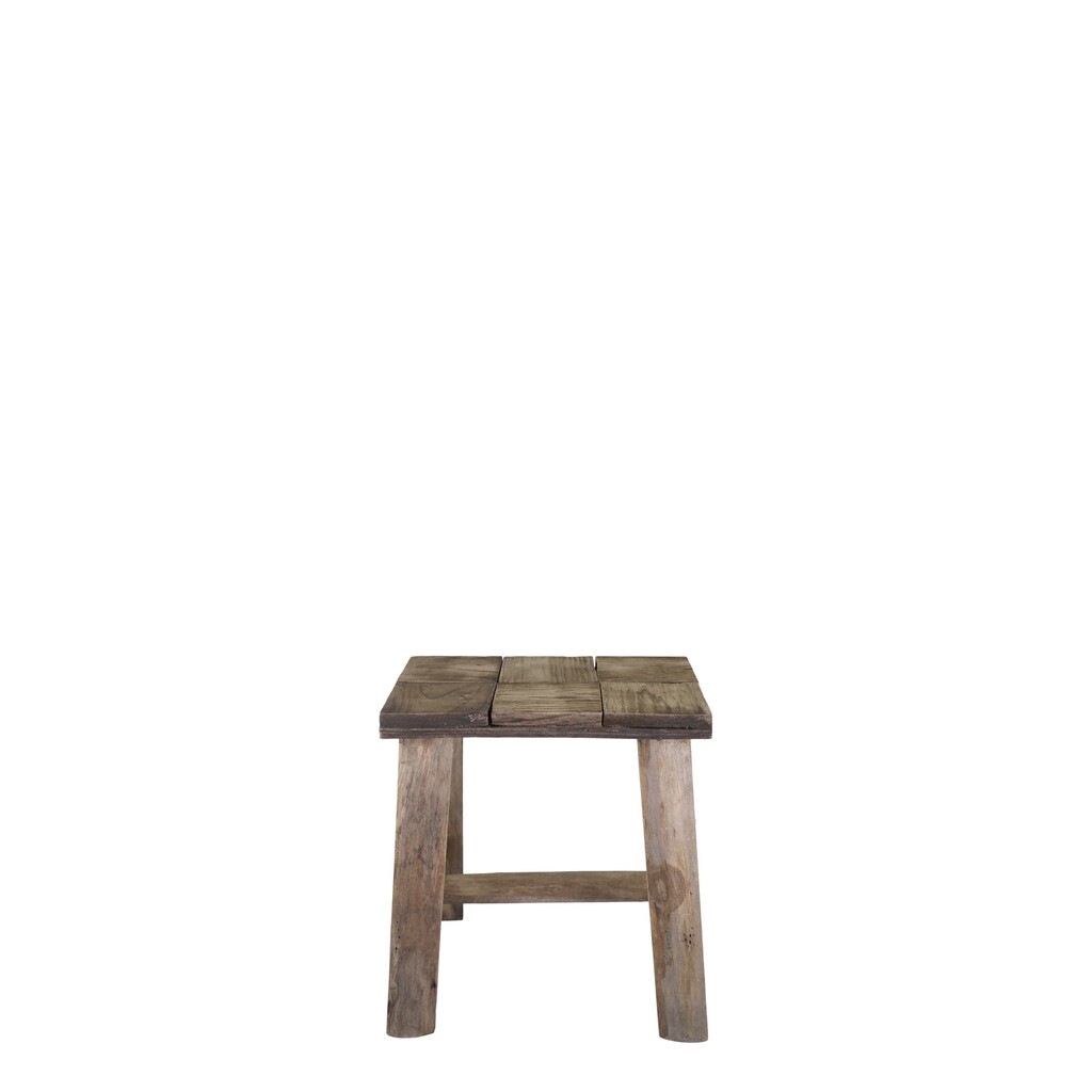 Chic Antique Hocker mit Muster auf Sitz online kaufen bei SKANDEKO