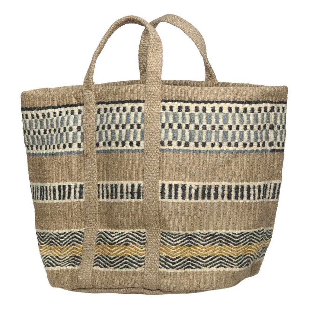Jute Korbtasche mit Henkel