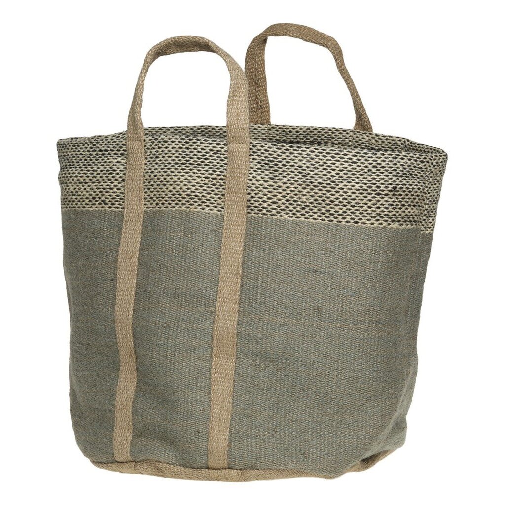 Jute Korbtasche mit Henkel