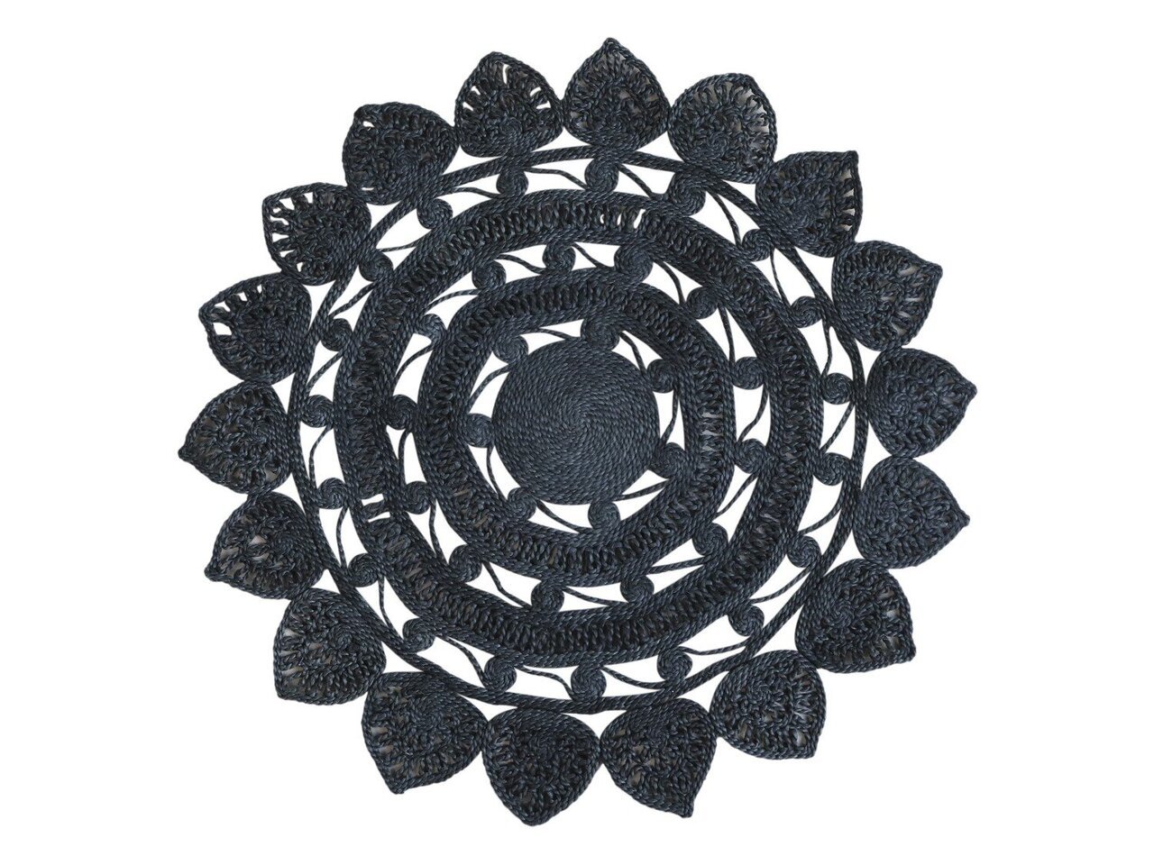 Chic Antique Jute Teppich mit Muster online kaufen bei SKANDEKO