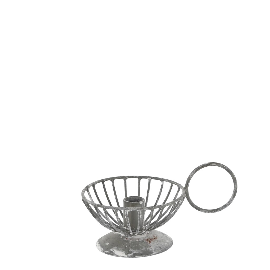 Chic Antique Kammerleuchter für Spitzkerzen - Zink online kaufen bei SKANDEKO