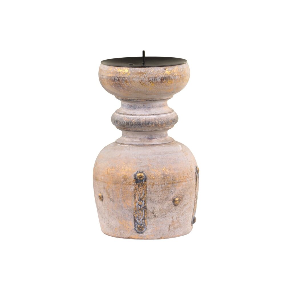 Kerzenhalter aus Mangoholz