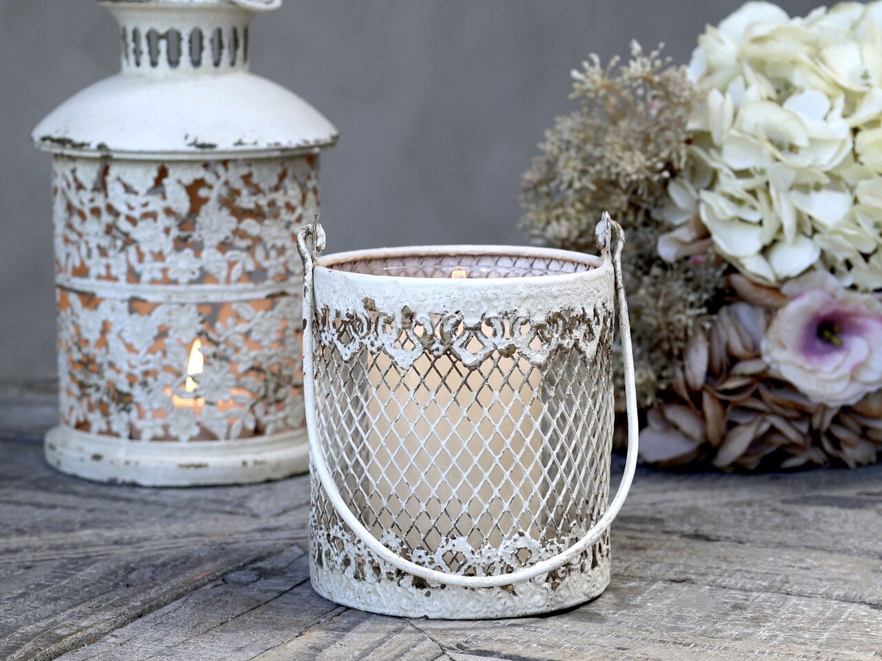 Chic Antique Kerzenhalter Hurricane Fil de Fer online kaufen bei SKANDEKO (Ansicht 2)