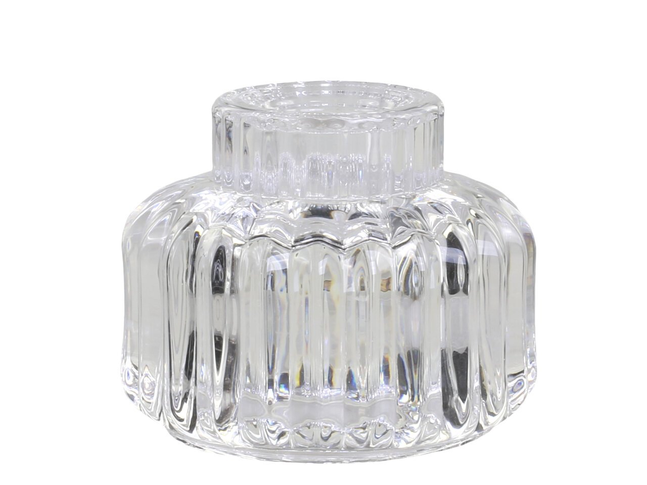 Chic Antique Kerzenhalter mit Rillen online kaufen bei SKANDEKO