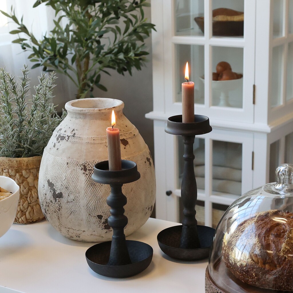Chic Antique Kerzenständer Antik Schwarz online kaufen bei SKANDEKO (Ansicht 2)