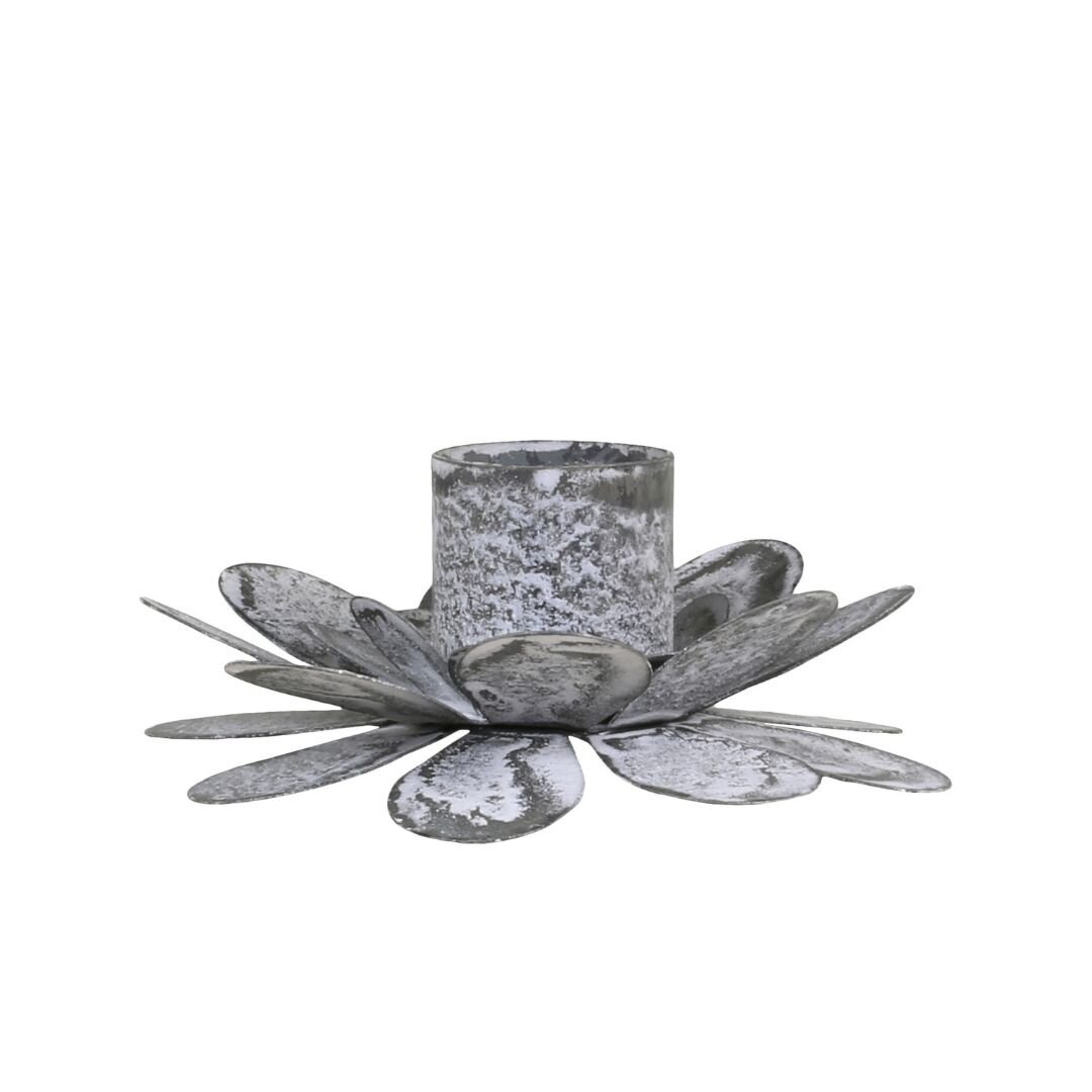 Chic Antique Kerzenständer Blume für Stabkerzen online kaufen bei SKANDEKO