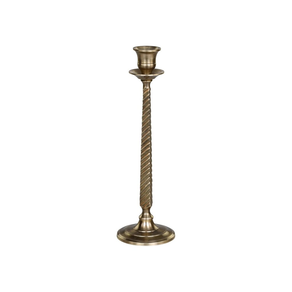 Kerzenständer für Stabkerze antique messing