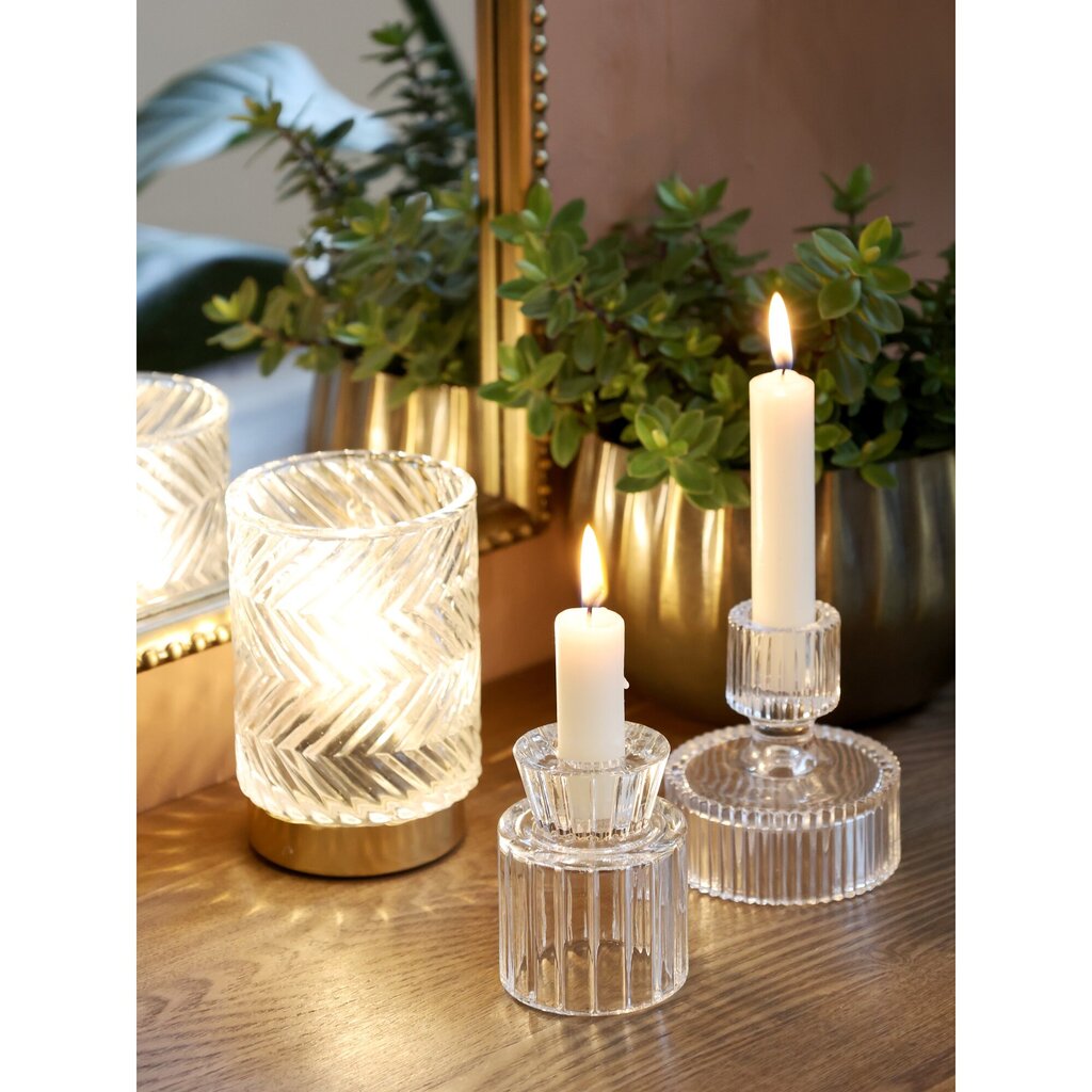 Chic Antique Kerzenständer für Stabkerzen aus Glas online kaufen bei SKANDEKO (Ansicht 2)