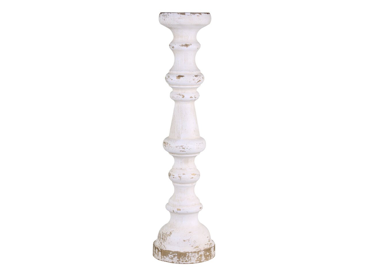 Chic Antique Kerzenständer für Stumpenkerzen aus Holz online kaufen bei SKANDEKO