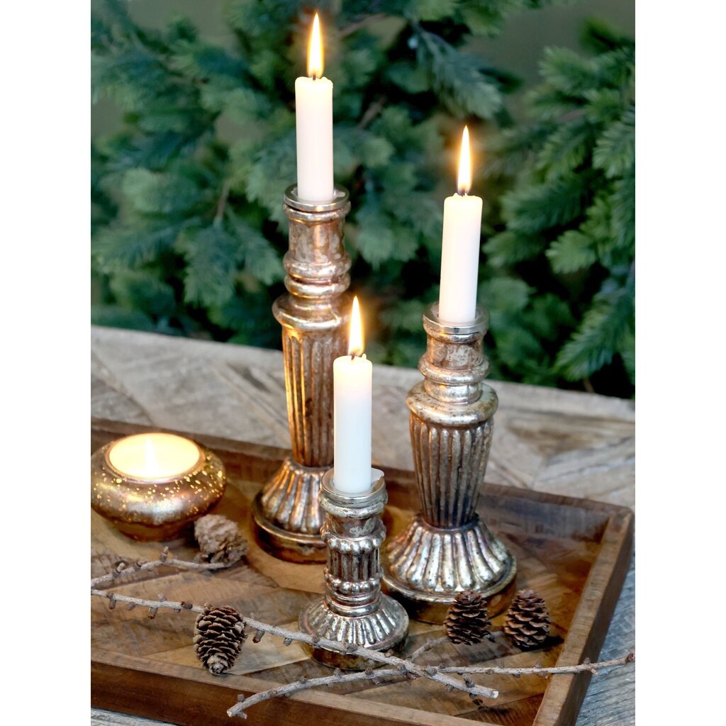 Chic Antique Kerzenständer Glas antique Kupfer online kaufen bei SKANDEKO (Ansicht 2)