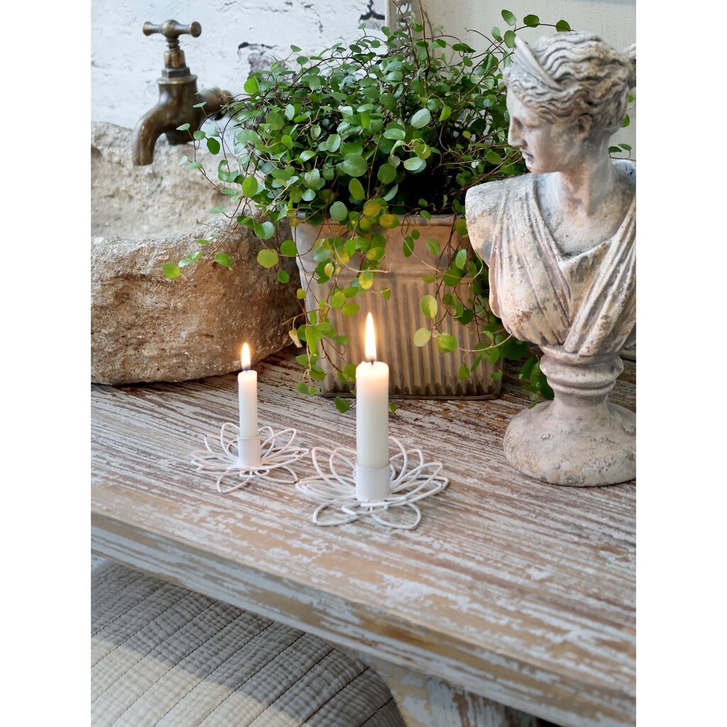 Chic Antique Kerzenständer in Blumenform online kaufen bei SKANDEKO (Ansicht 2)