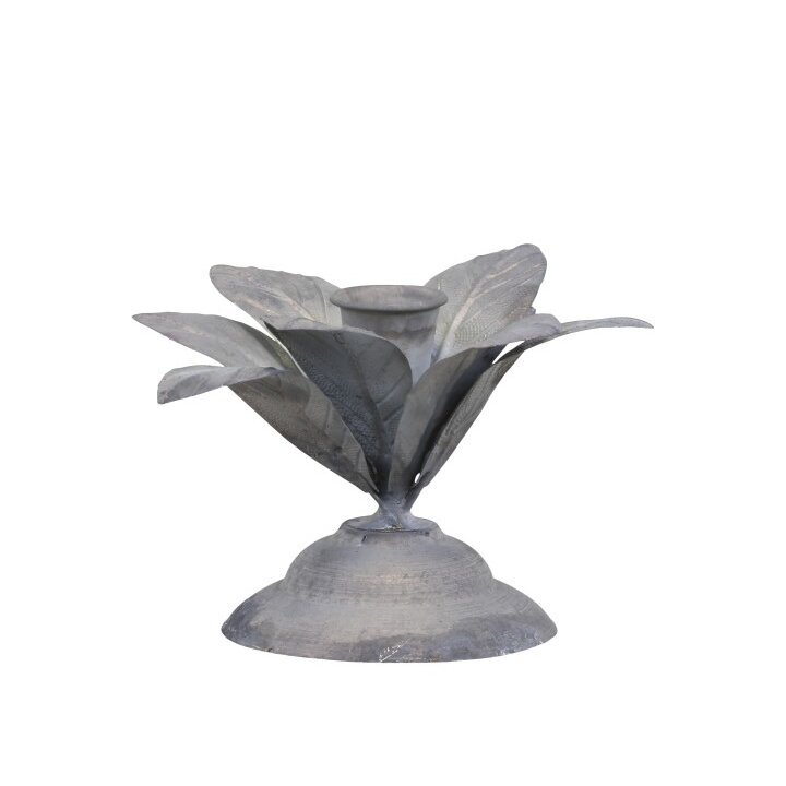 Chic Antique Kerzenständer mit Blüte online kaufen bei SKANDEKO