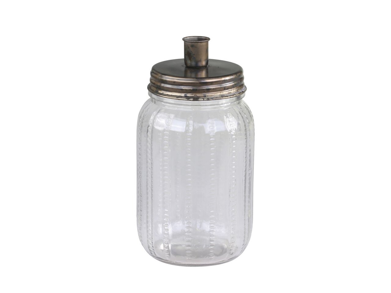 Chic Antique Kerzenständer mit Glasbehälter online kaufen bei SKANDEKO