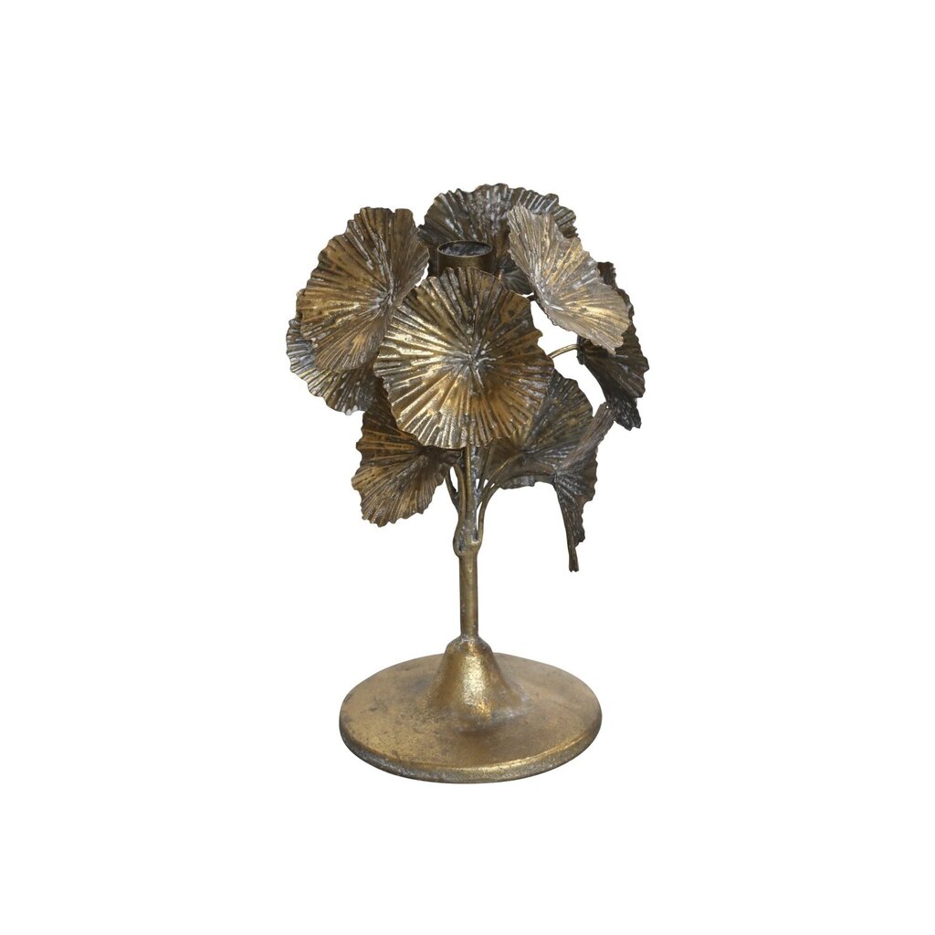 Kerzenständer mit Gold Blumen
