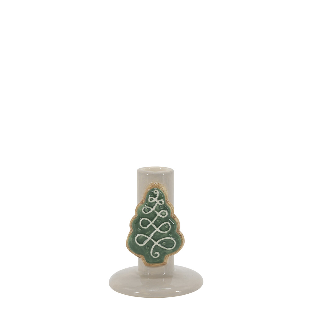 Chic Antique Kerzenständer mit Weihnachtsmotiv aus Dolomit online kaufen bei SKANDEKO