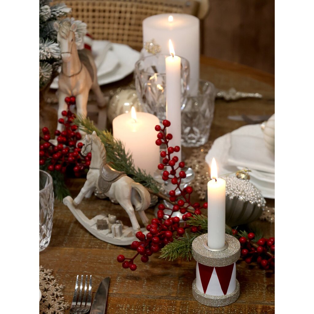 Chic Antique Kerzenständer Trommel mit Glitzer online kaufen bei SKANDEKO (Ansicht 2)