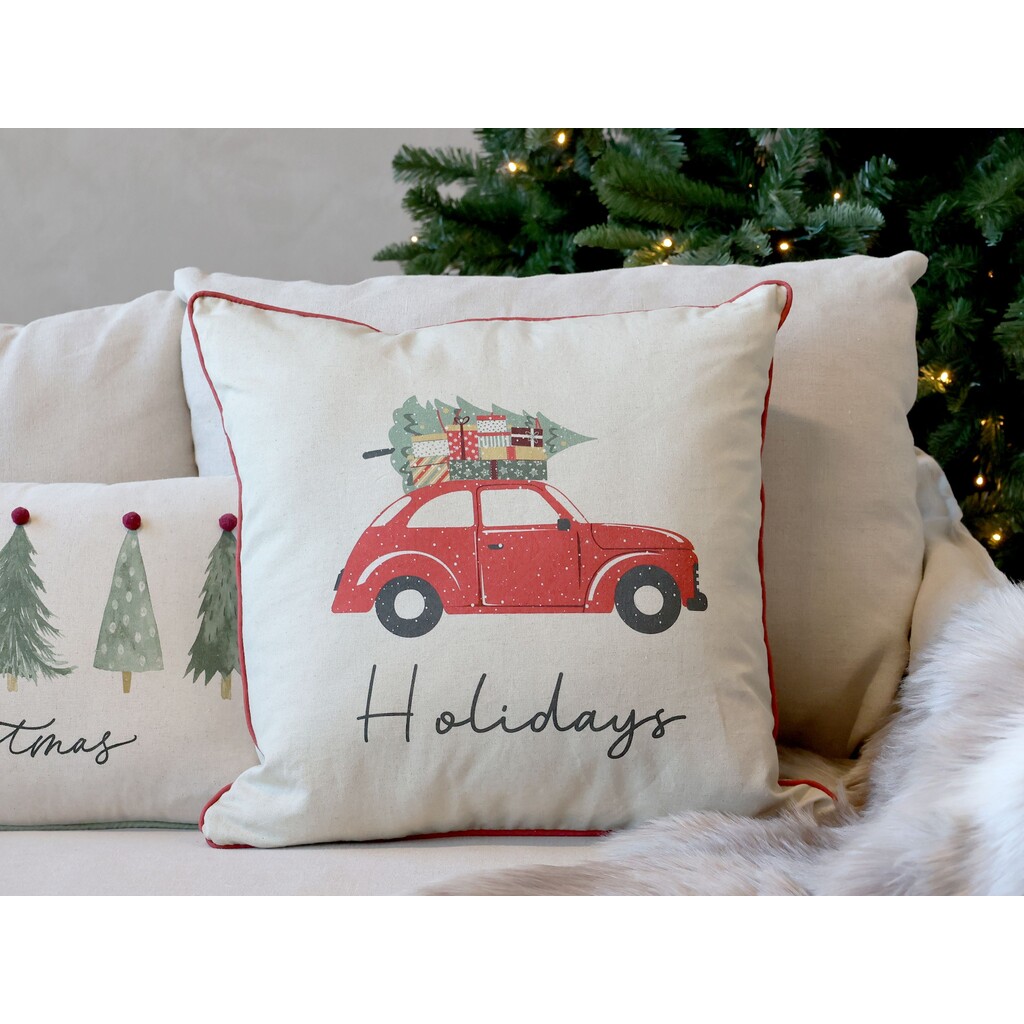 Kissenbezug Holidays mit Auto