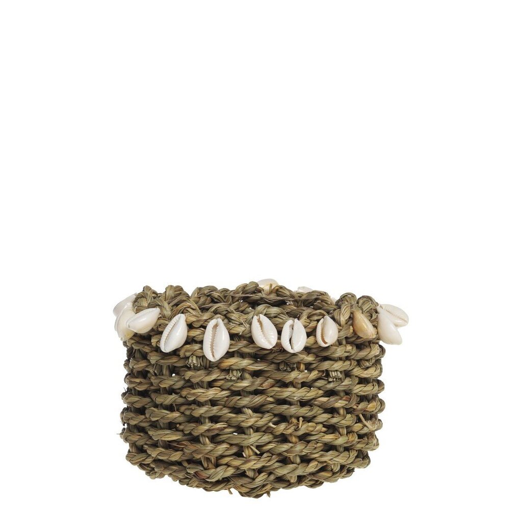 Chic Antique Korb geflochten mit Muscheln online kaufen bei SKANDEKO