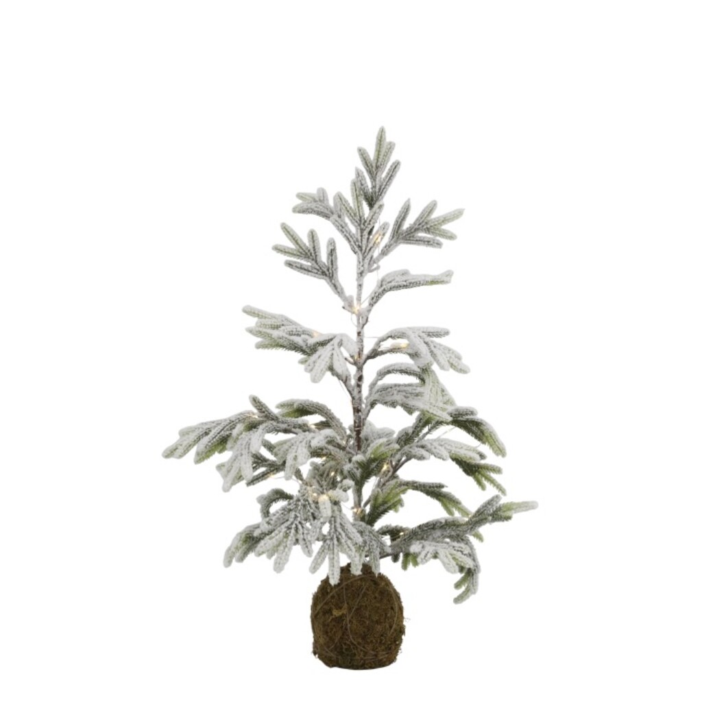 Künstllicher Tannenbaum mit Schnee & LED inkl. Timer