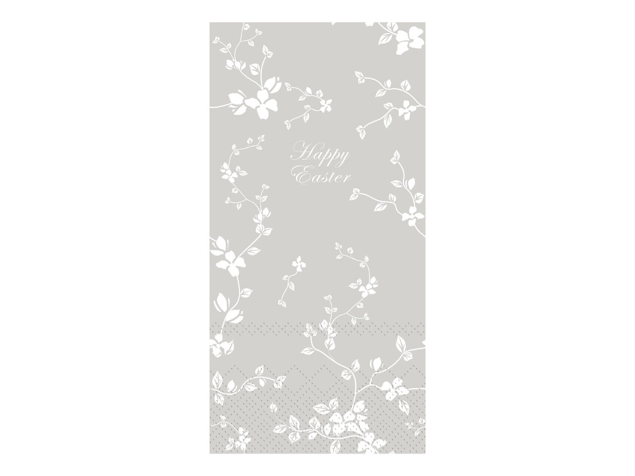 Chic Antique Längliche Serviette mit Blumen Happy Easter online kaufen bei SKANDEKO