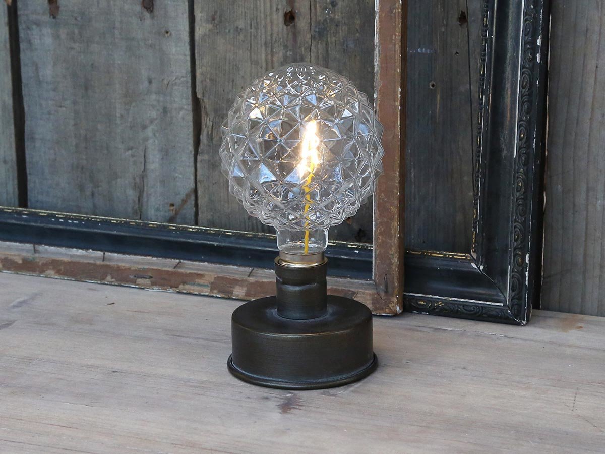 Chic Antique Lampe mit gemusterter Glühbirne online kaufen bei SKANDEKO (Ansicht 2)