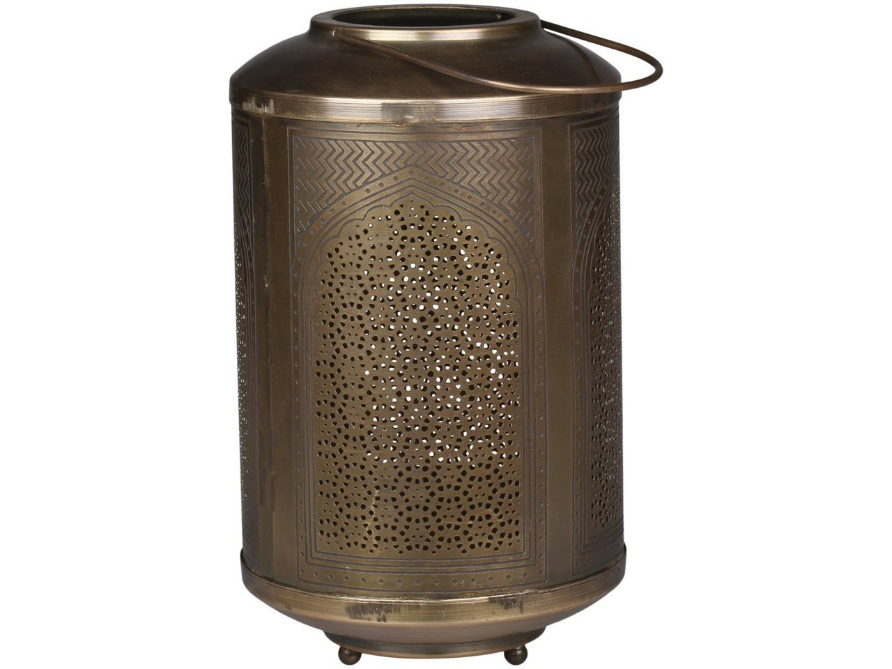 Chic Antique Laterne mit orientalischem Muster online kaufen bei SKANDEKO