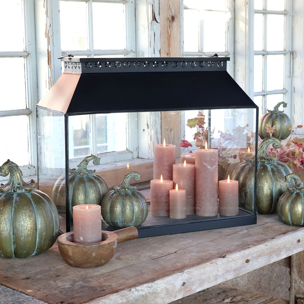 Chic Antique Laterne XXL mit Muster online kaufen bei SKANDEKO (Ansicht 2)