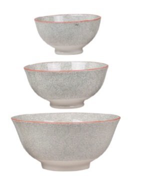 Chic Antique Latteschüssel mit Muster 3er Set online kaufen bei SKANDEKO