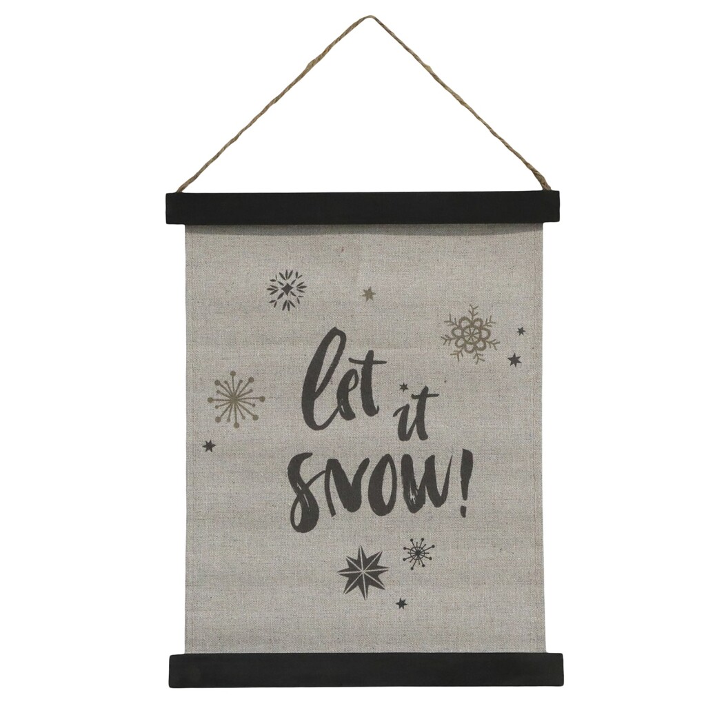 Chic Antique Leinwandbild Let It Snow online kaufen bei SKANDEKO