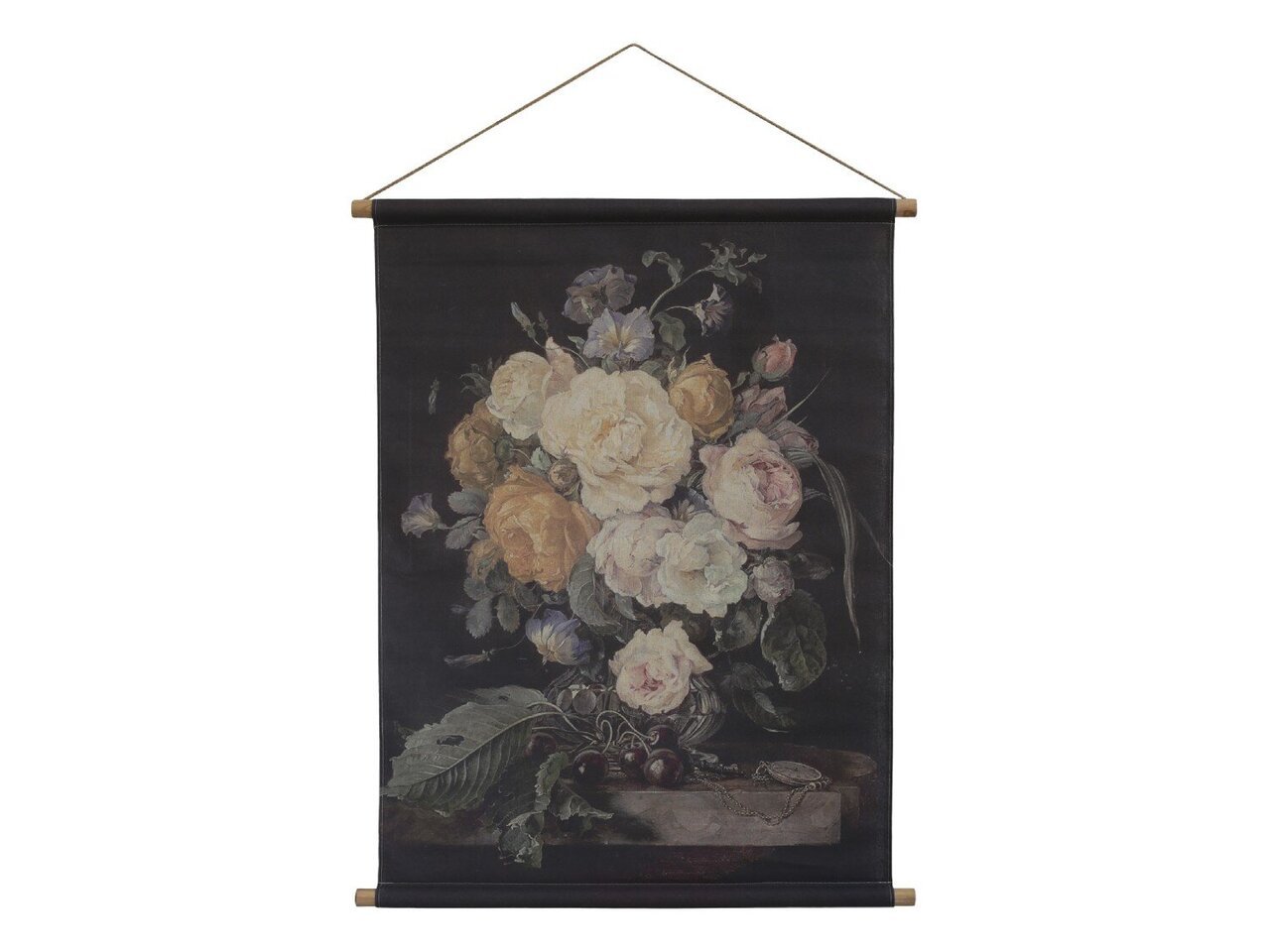 Chic Antique Leinwandbild mit Blumendruck online kaufen bei SKANDEKO