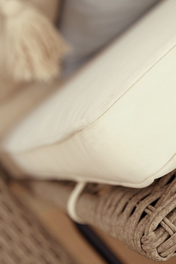 Chic Antique Liegestuhl mit Rädern – Geflochten, Landhausstil