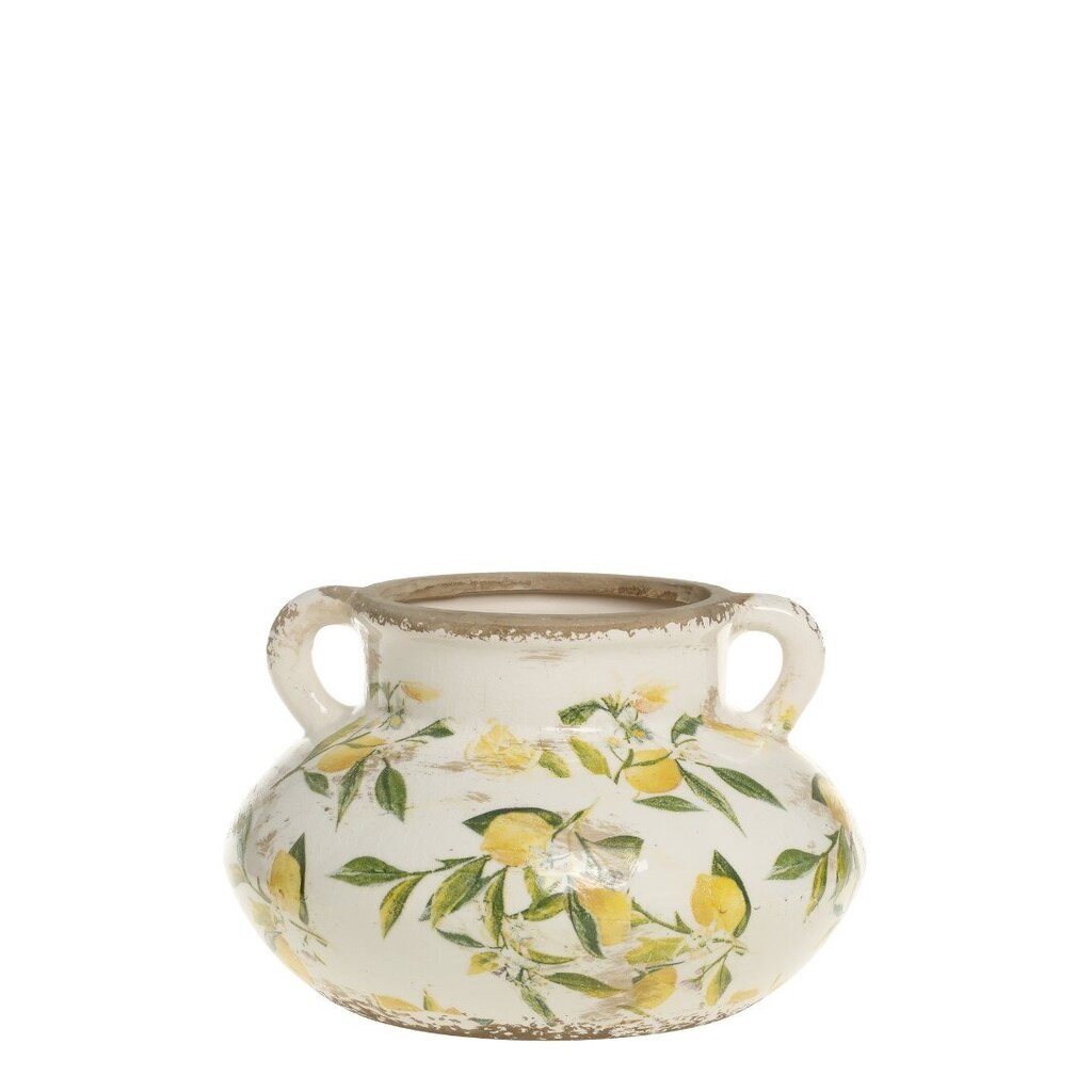 Chic Antique Limone bauchiger Blumentopf online kaufen bei SKANDEKO